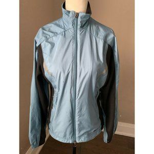 Nike zip reflective running biking windbreaker women Small (men XS) *READ*